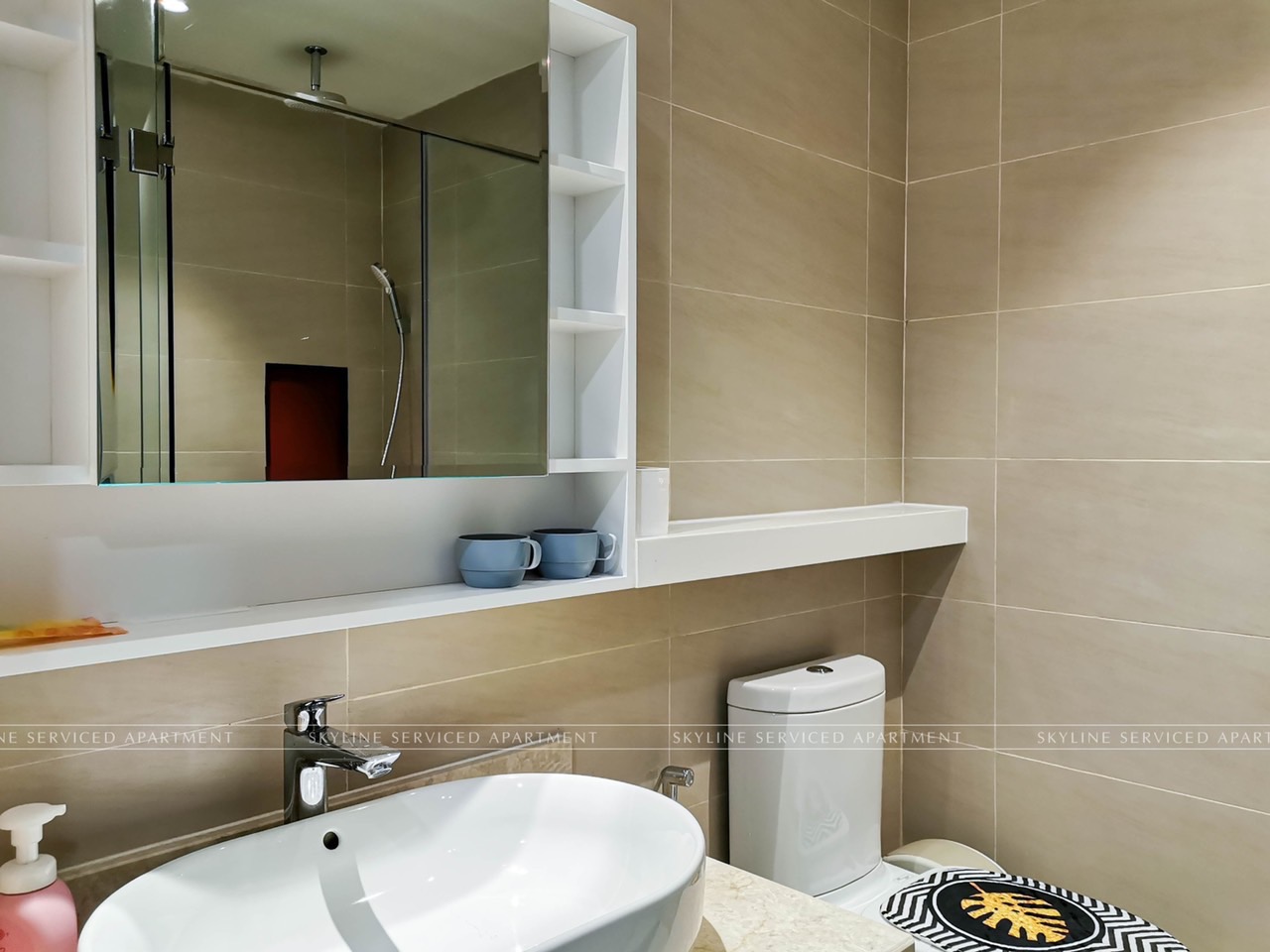 phòng toilet - Căn hộ Gold Coast 2 phòng ngủ trực diện biển Nha Trang cực đẹp, đầy đủ nội thất