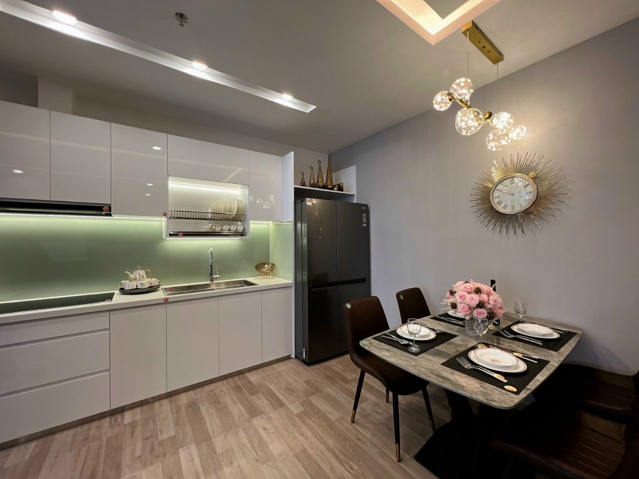 Không gian bếp - căn hộ CT1 Riverside Luxury - VCN Phước Long