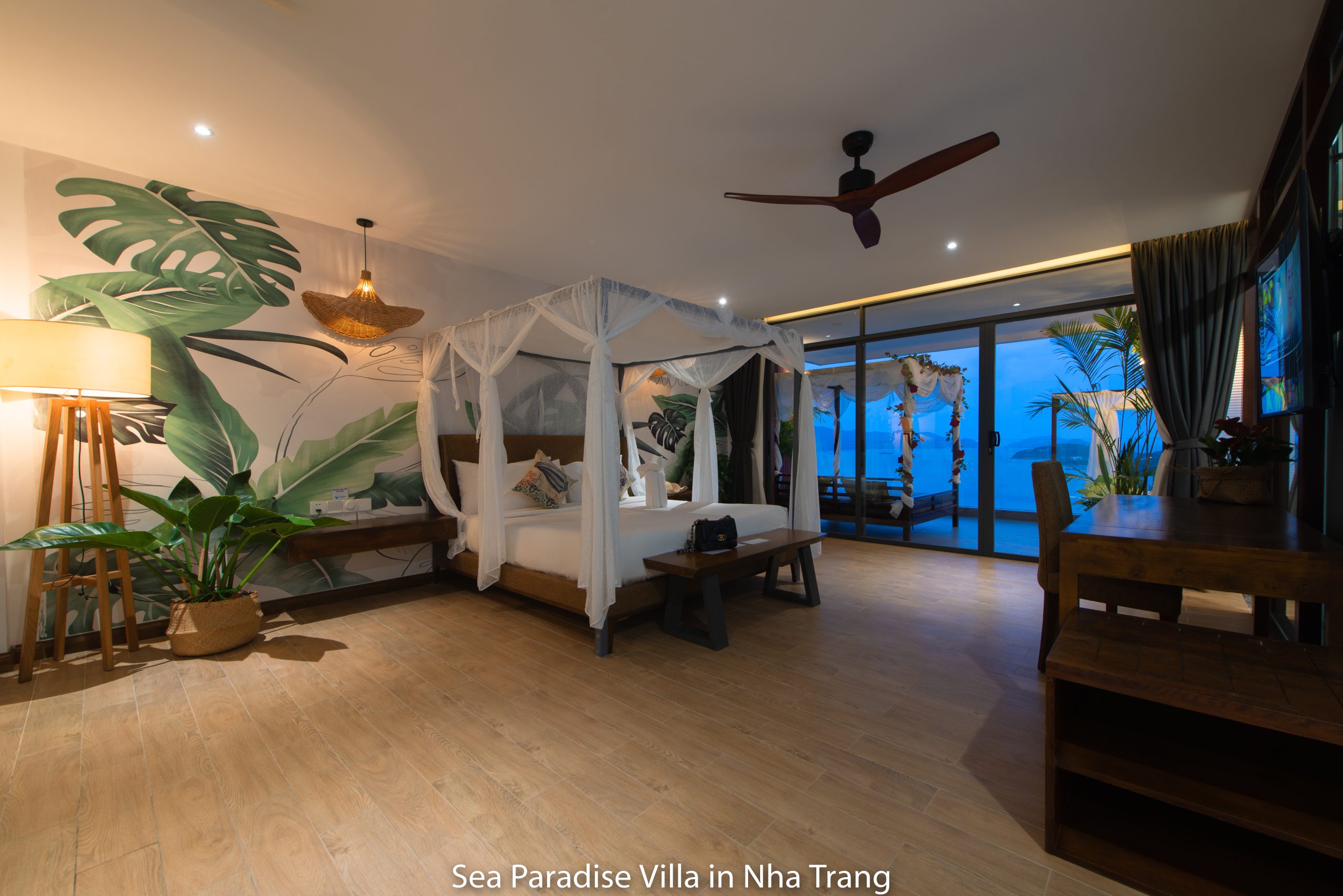 phòng ngủ 4-5 Villa Anh Nguyễn 6PN trực biển cực đẹp | B11