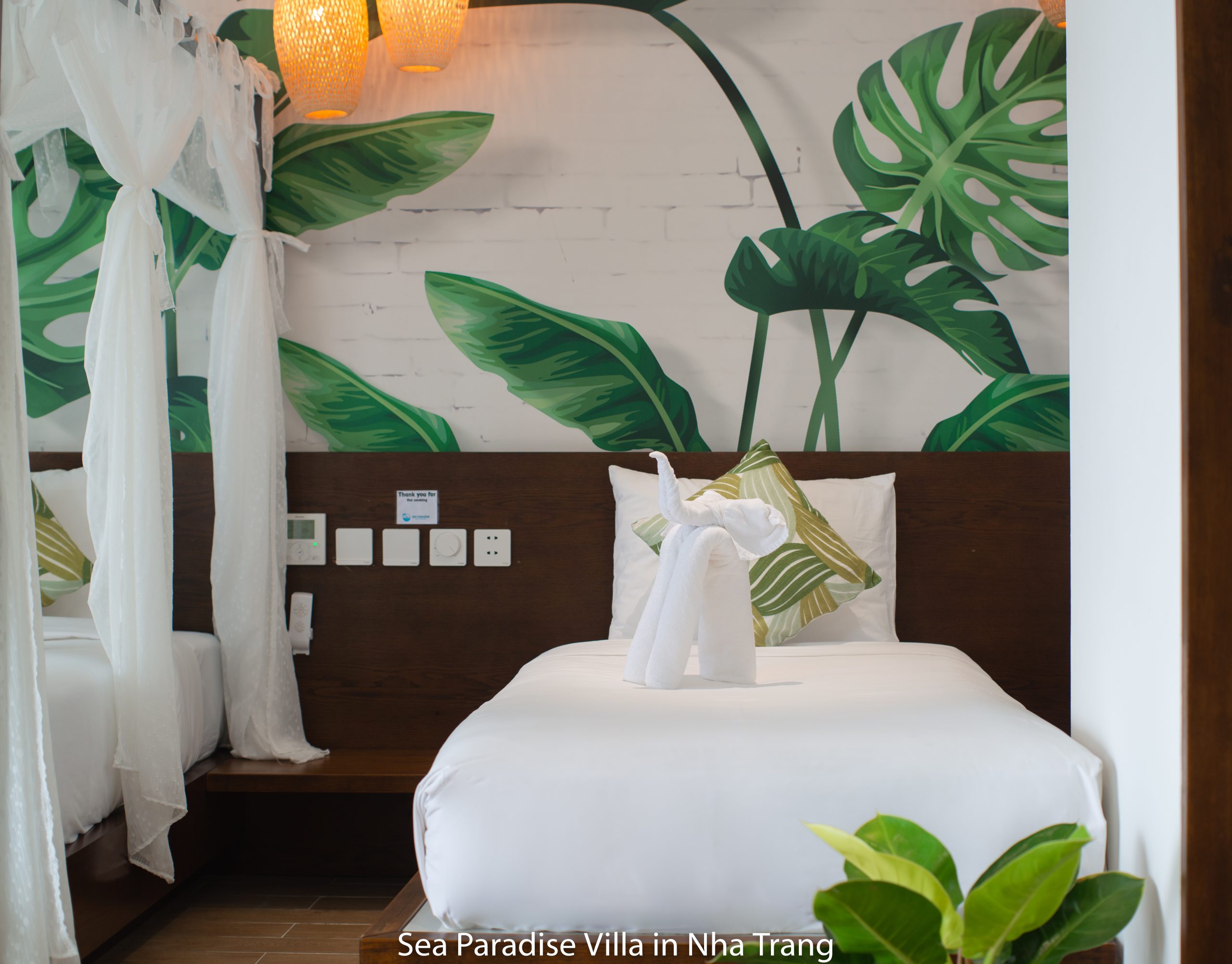 phòng ngủ 6 Villa Anh Nguyễn 6PN trực biển cực đẹp | B11