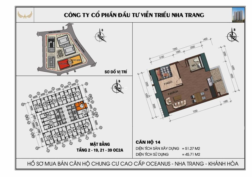 Toà OC2A - ch14 Mường Thanh Viễn Triều