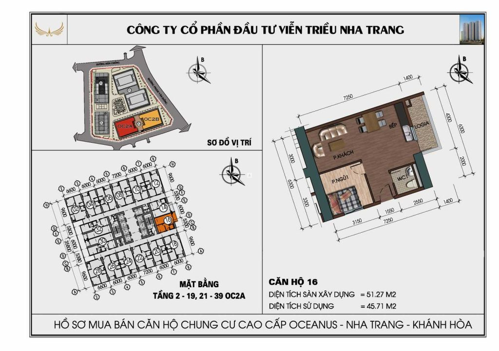 Toà OC2A - ch16 Mường Thanh Viễn Triều