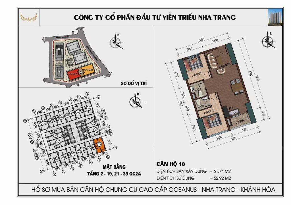 Toà OC2A - ch18 Mường Thanh Viễn Triều