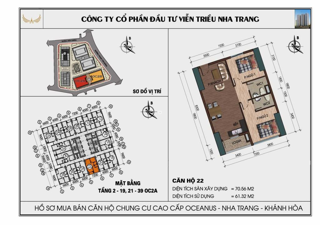Toà OC2A - ch22 Mường Thanh Viễn Triều