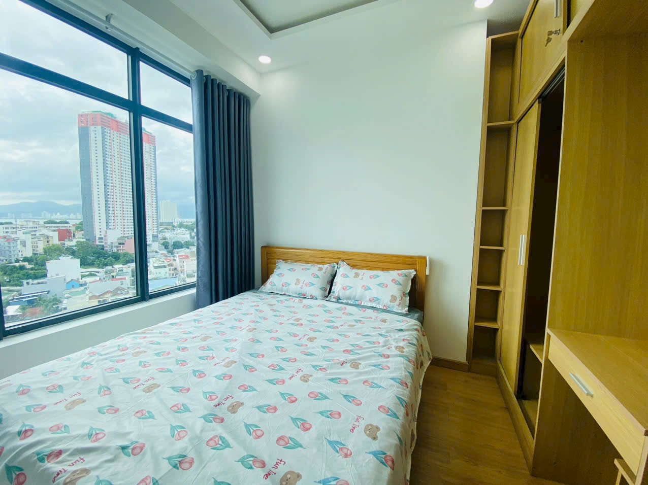 phòng ngủ master - Căn hộ Mường Thanh Viễn Triều OC2B đông nam 58m2 | Đại hạ giá: 100 triệu