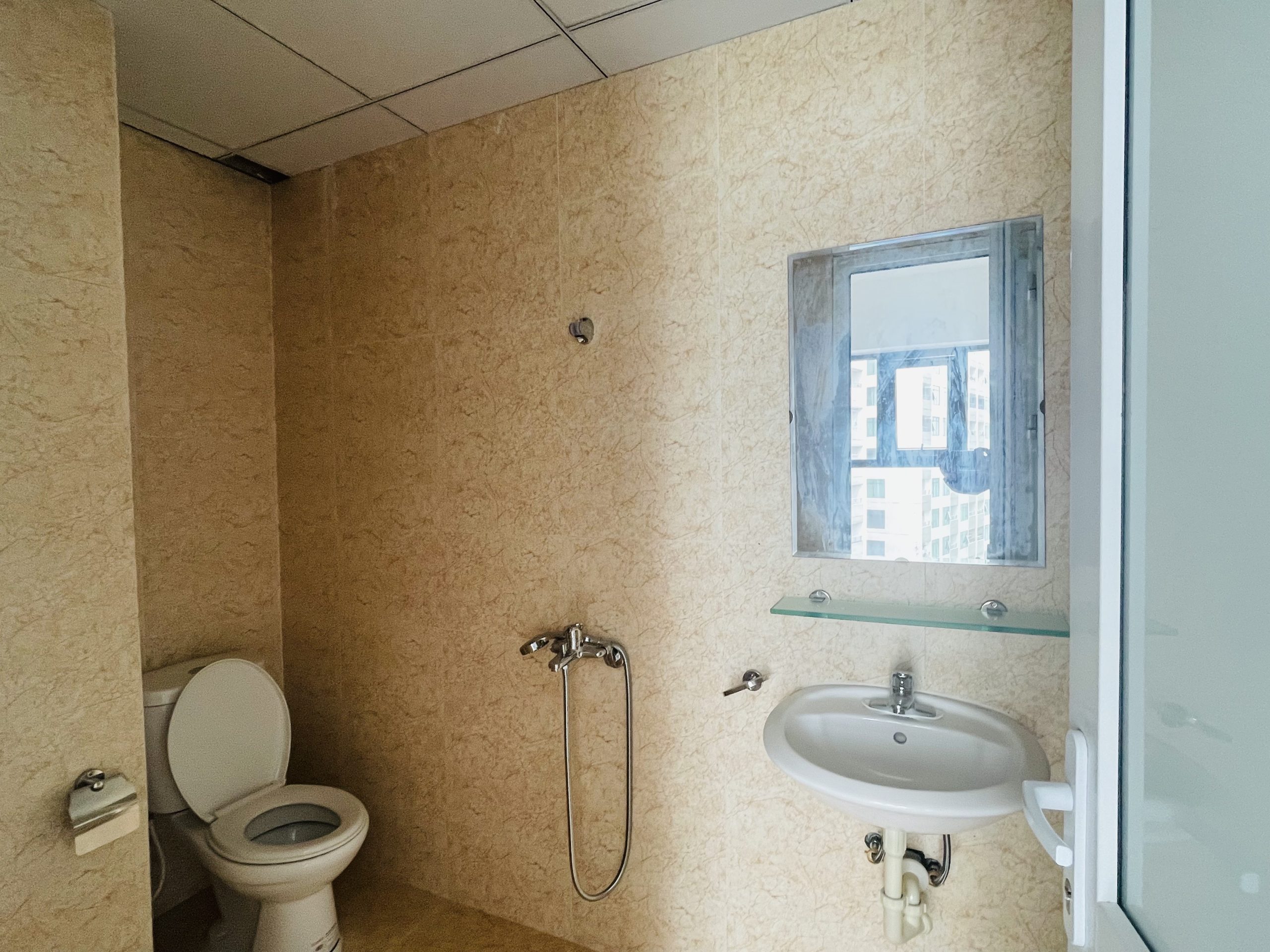 Phòng toilet - Căn thô góc 3PN Mường Thanh Viễn Triều | View biển đẹp và hiếm