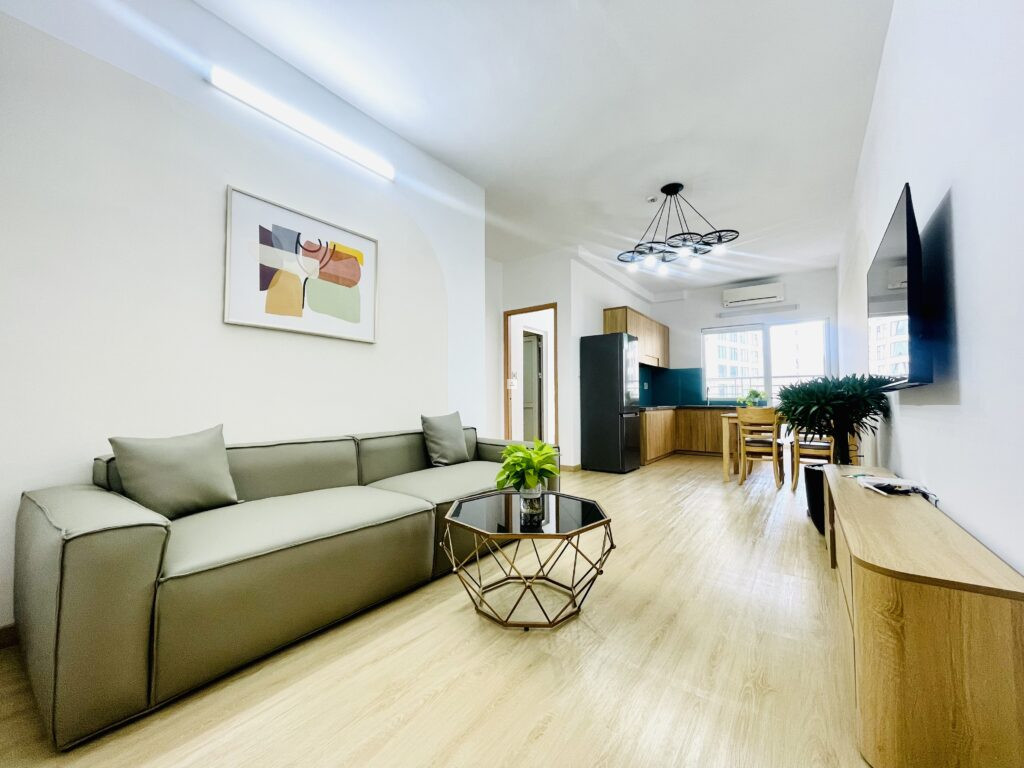 Phòng khách - Căn hộ Mường Thanh Viễn Triều tầng 11 đẹp và rẻ | OC2A